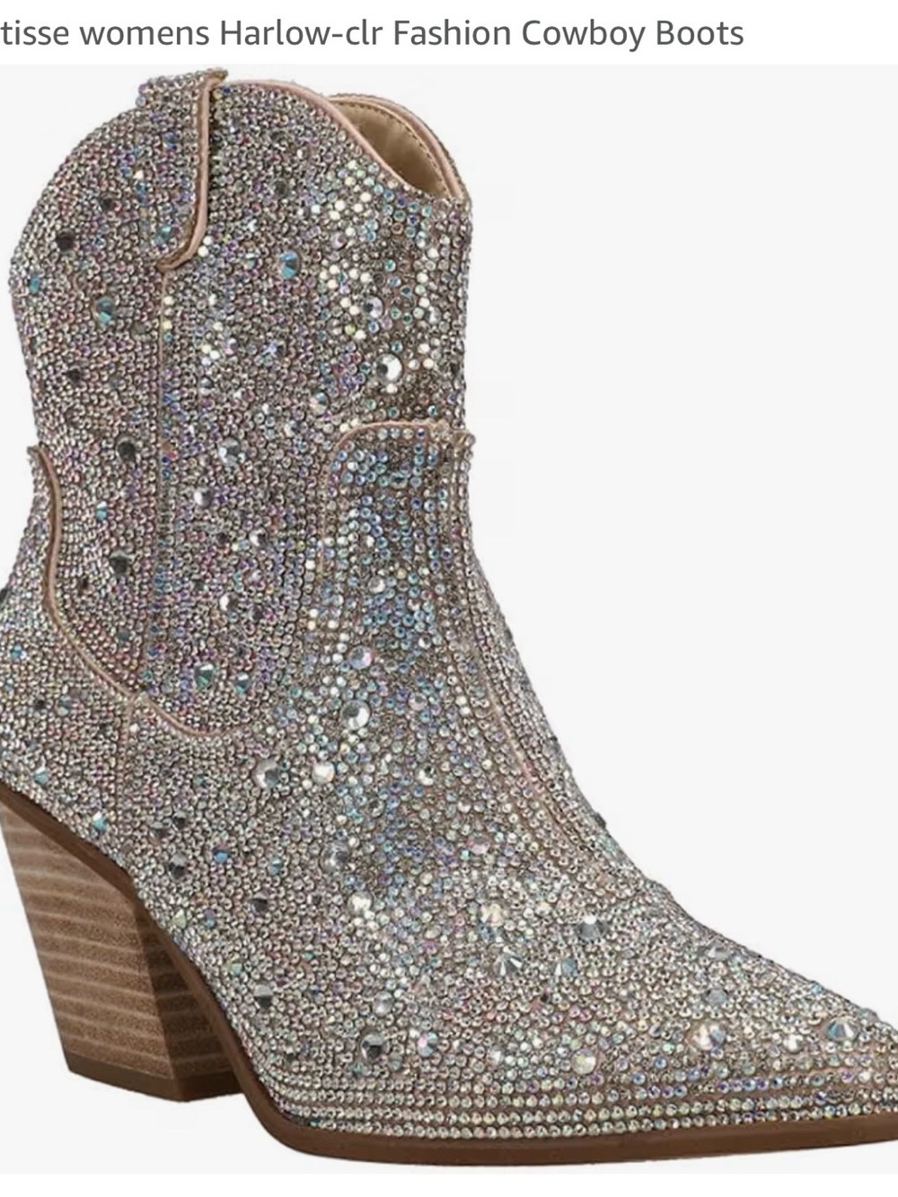 Matisse Harlow Crystal Embellished Ankle Booties - Silver